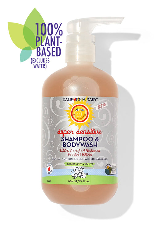 (No Fragrance) Super Sensitive™ Shampoo & Bodywash by California Baby, product view 2
