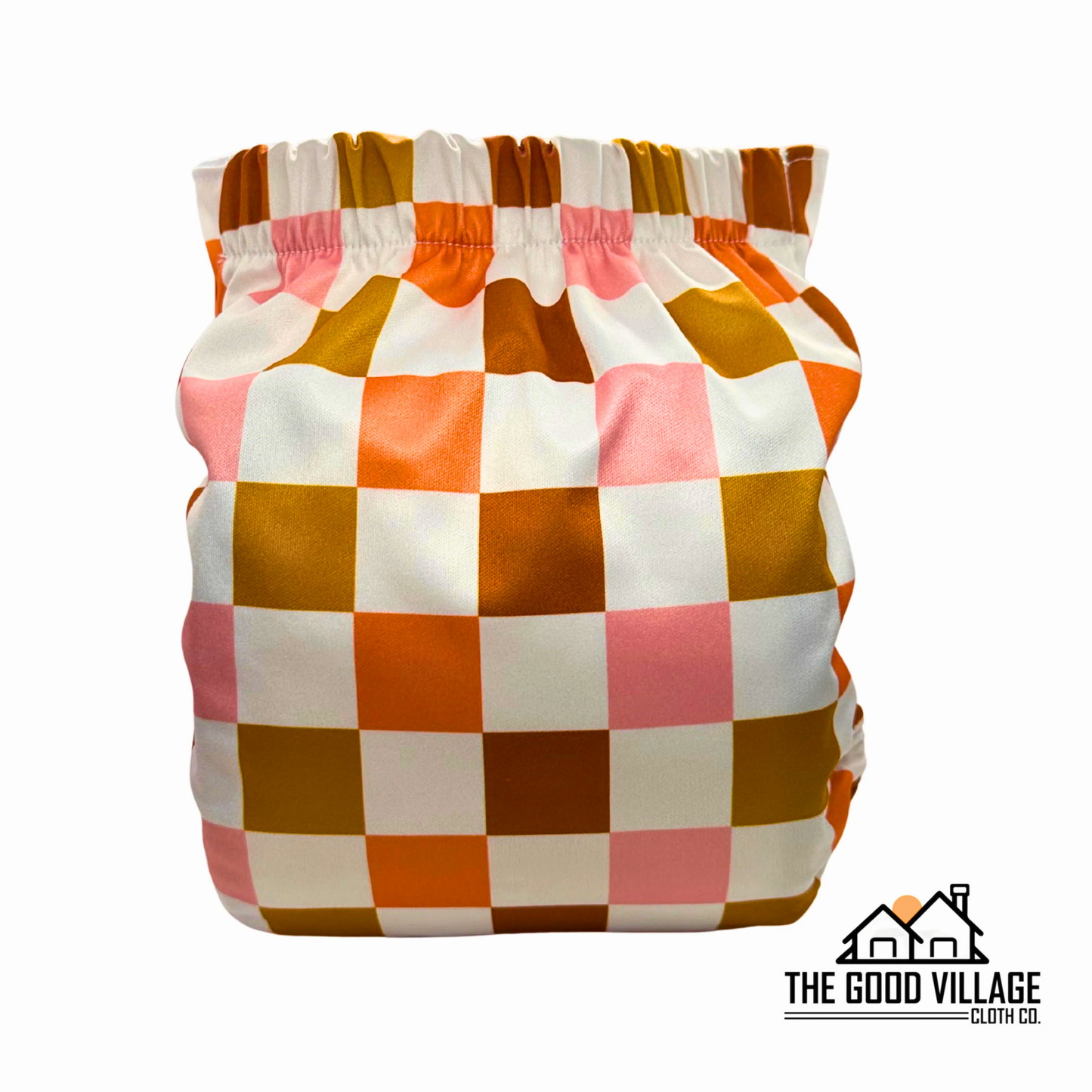 One Size Pocket Diaper - Harvest Belle by The Good Village Cloth Co., product view 2
