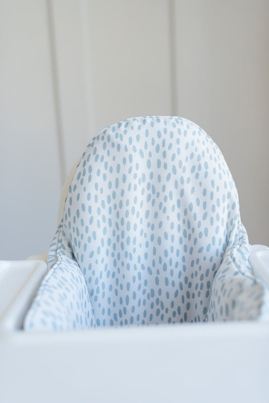 Light Blue Dots IKEA Antilop Cushion Cover by Little Joy Co., product view 2