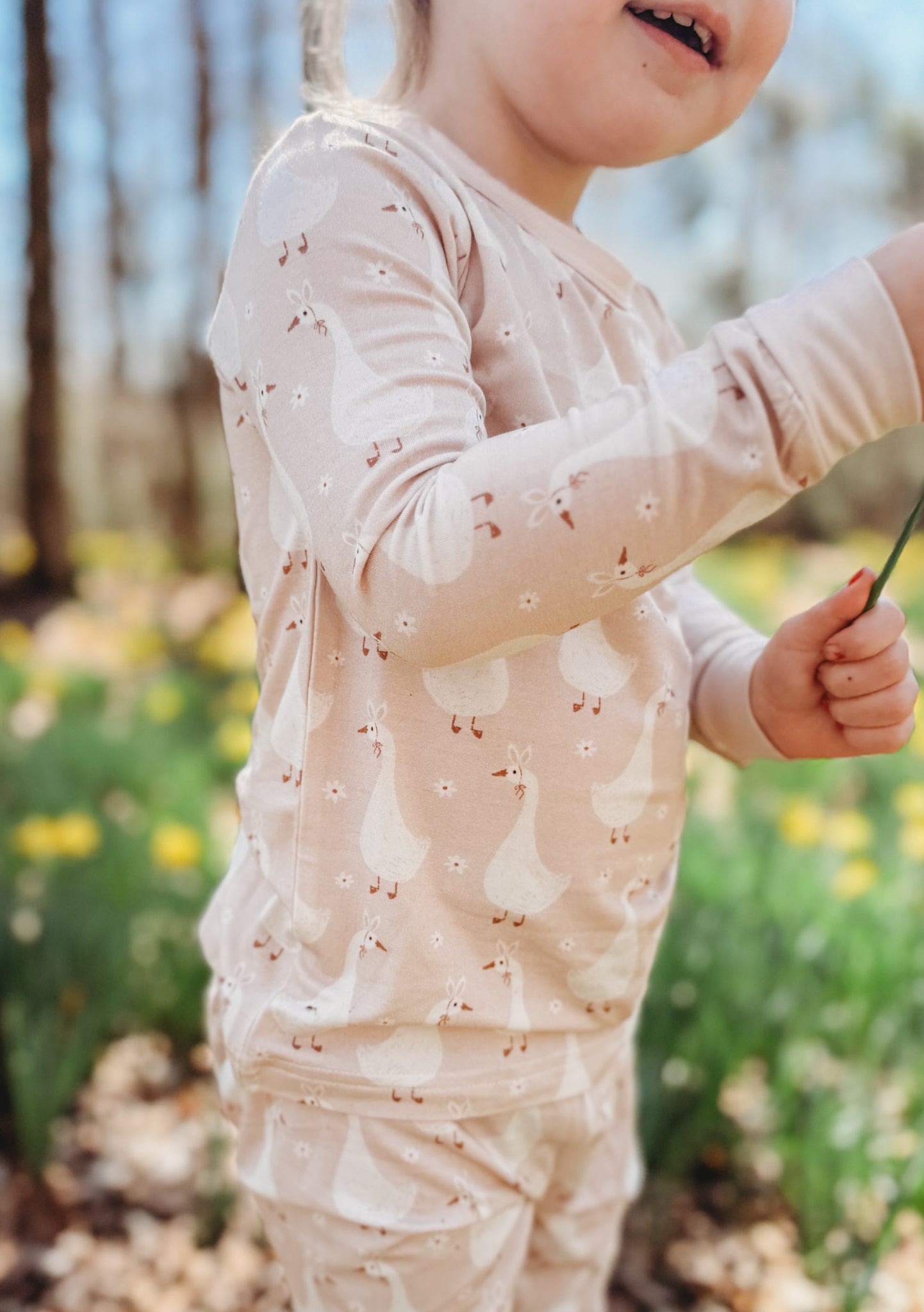 Silly Goose on the Loose 2pc Bamboo Pajamas by Little Joy Co., product view 24