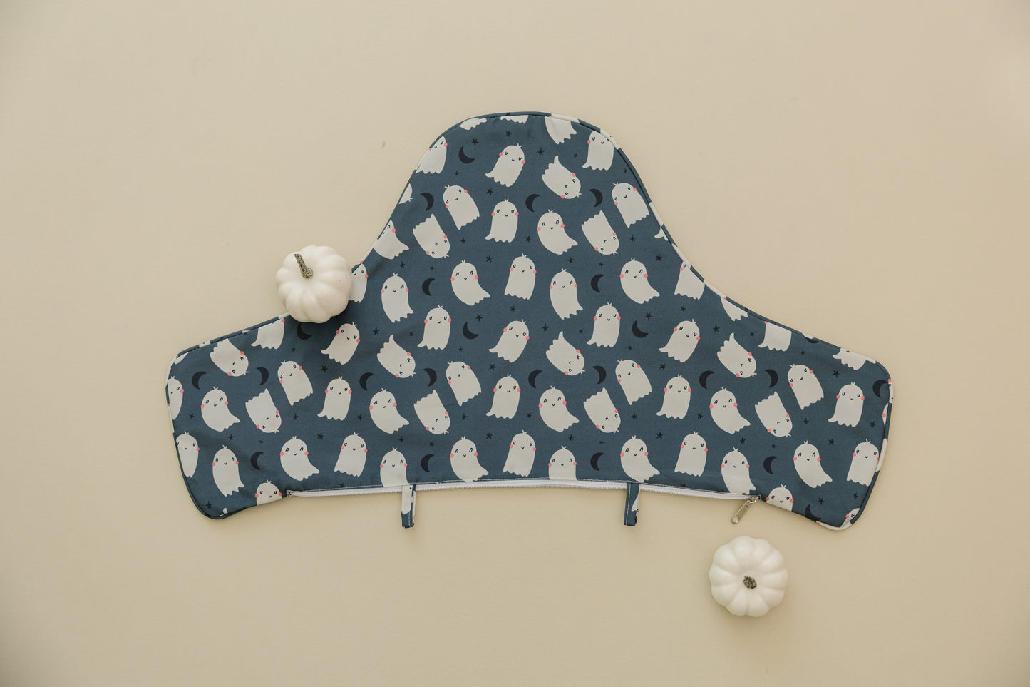 Black Ghost Print IKEA Antilop Cushion Cover - Optional Custom Embroidery! by Little Joy Co., product view 8