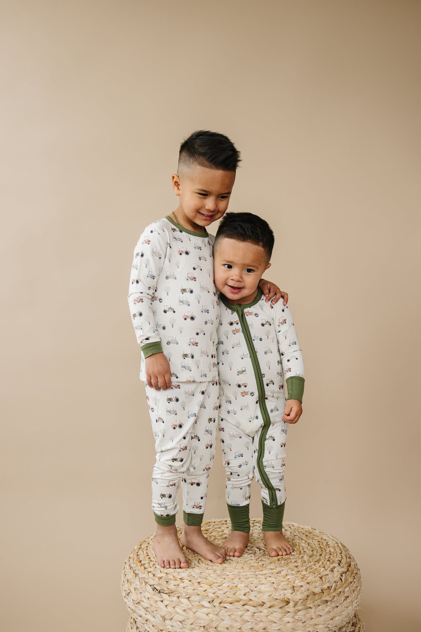 Tiny Tractors 2pc Bamboo Pajamas by Little Joy Co., product view 11
