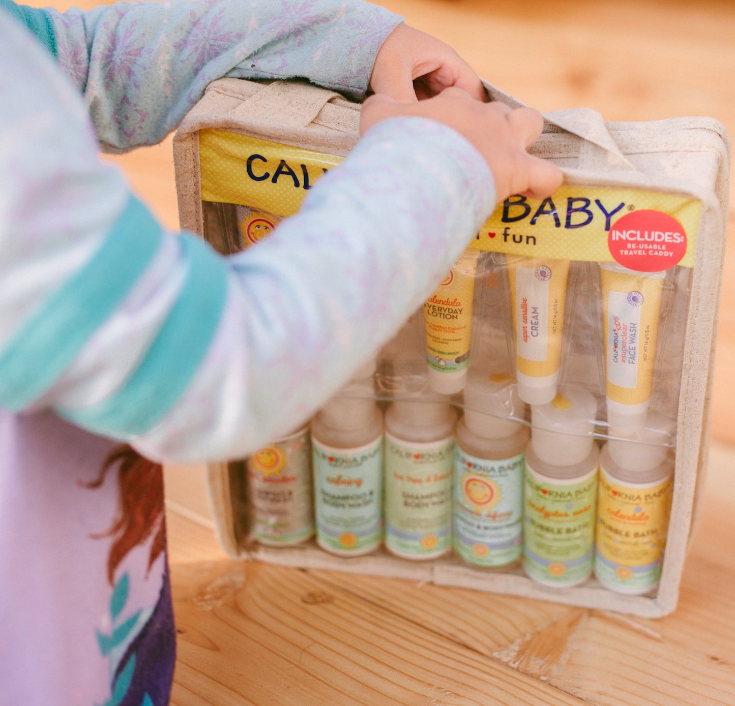 100% Plant-based Collection™ Deluxe Travel Set by California Baby, product view 6