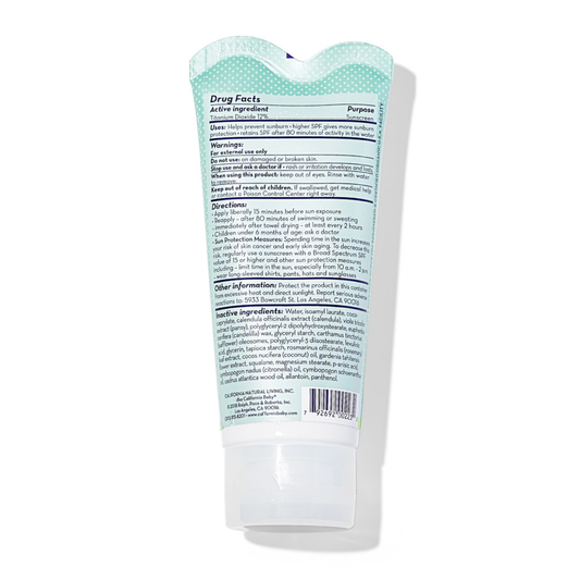 Summer Blend™ Broad Spectrum SPF 30+ Sunscreen by California Baby, product view 2