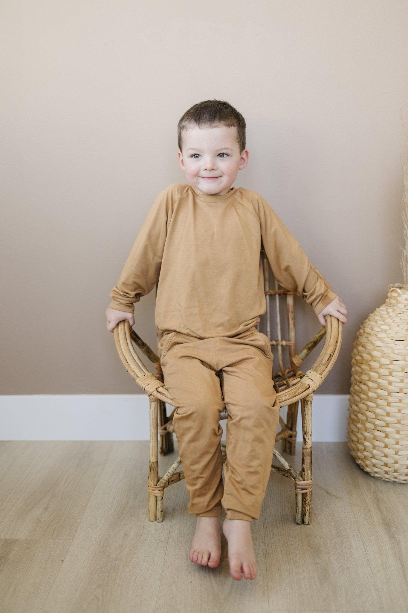 Bamboo Terry Joggers by Little Joy Co., product view 9