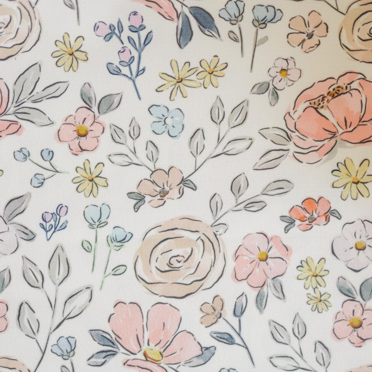 Pastel Floral IKEA Antilop Cushion Cover by Little Joy Co., product view 4