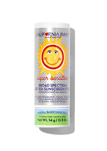 (No Fragrance) Super Sensitive™ Broad Spectrum SPF 30+ Sunscreen Stick by California Baby