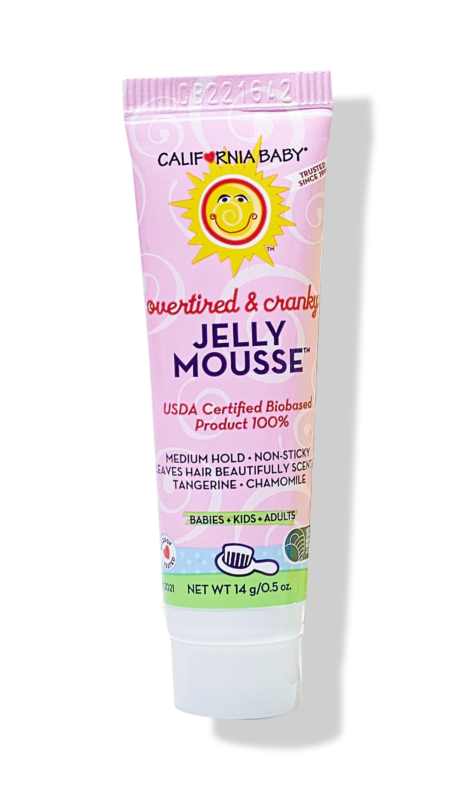 Overtired & Cranky™ Jelly Mousse Hair Gel by California Baby, product view 2
