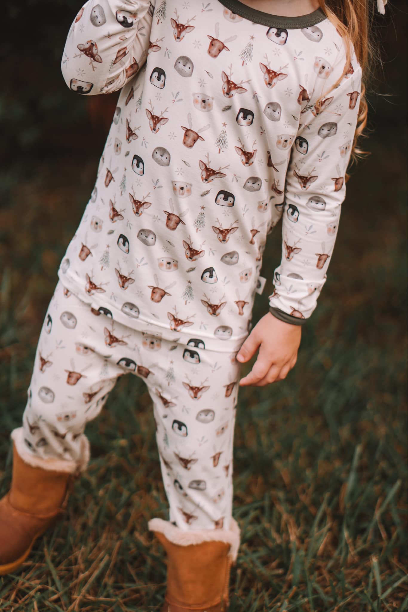 North Pole Pals 2pc Bamboo Pajamas by Little Joy Co., product view 7