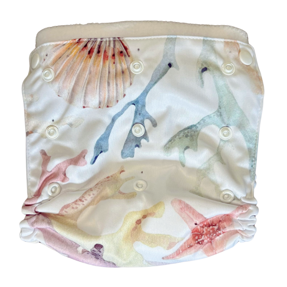 All-in-Two Diaper Cover and Belt (Printed PUL) by Flappy-Nappies, product view 4