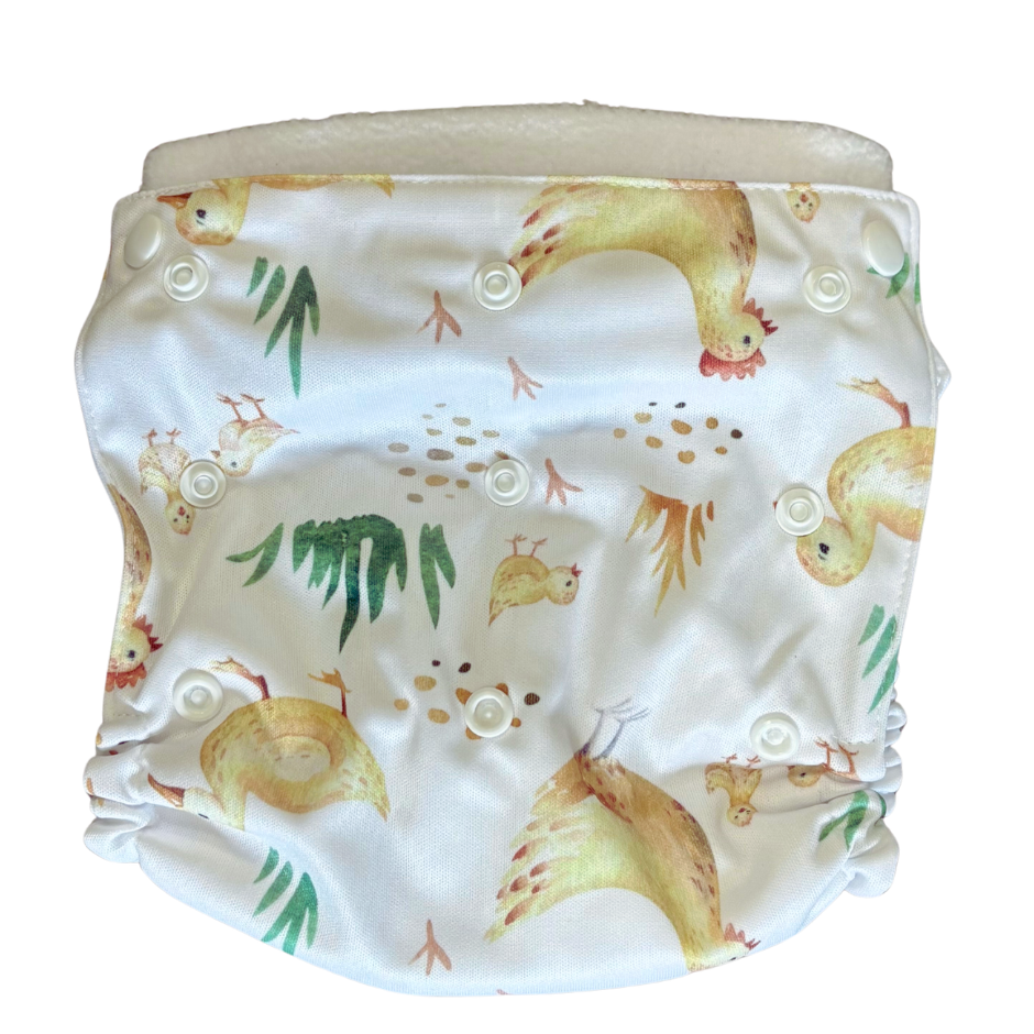 All-in-Two Diaper Cover and Belt (Printed PUL) by Flappy-Nappies, product view 9