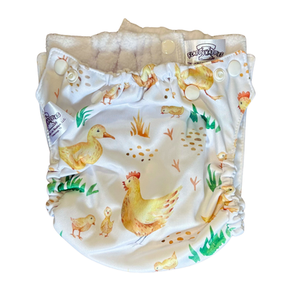 All-in-Two Diaper Cover and Belt (Printed PUL) by Flappy-Nappies, product view 20