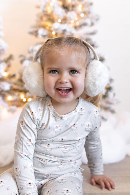 Polar Bear 2pc Bamboo Pajamas by Little Joy Co.