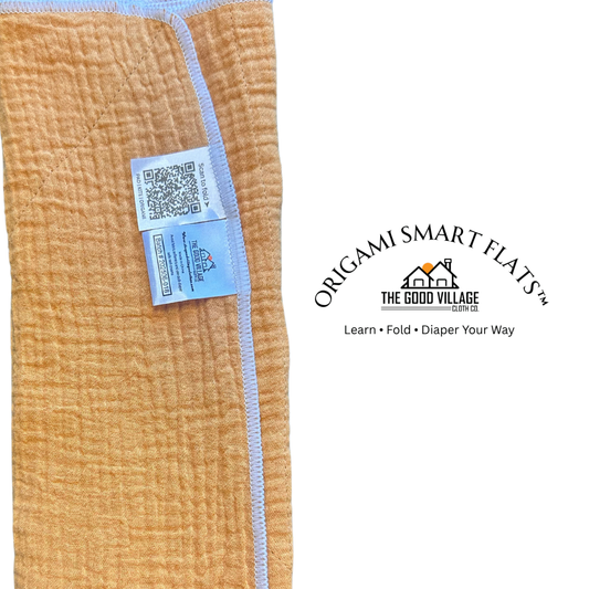 Origami Smart Flat – Spiced Cider by The Good Village Cloth Co.