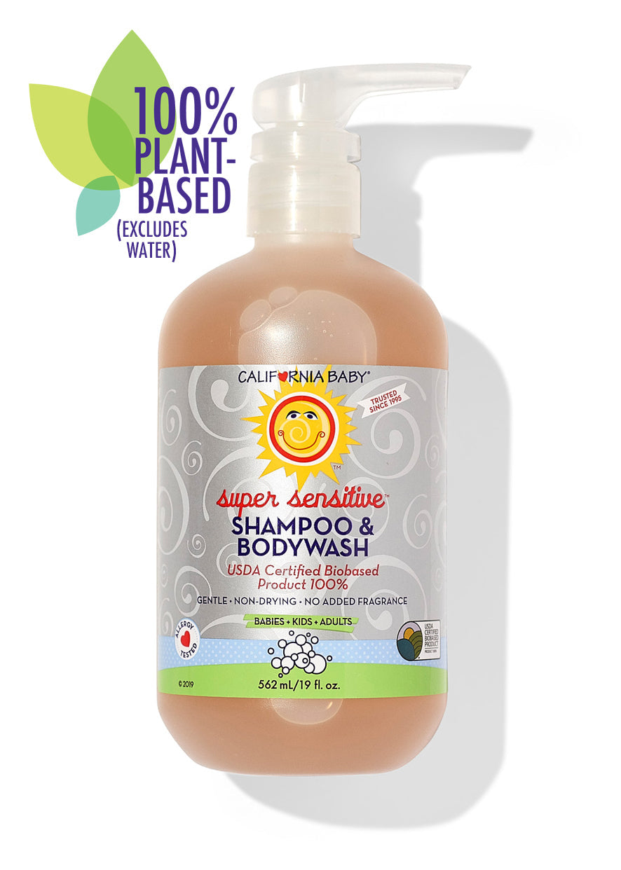 (No Fragrance) Super Sensitive™ Shampoo & Bodywash by California Baby, product view 2