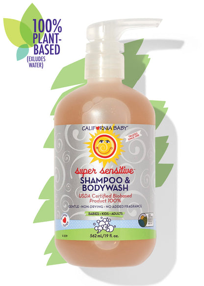 (No Fragrance) Super Sensitive™ Shampoo & Bodywash by California Baby, product view 9