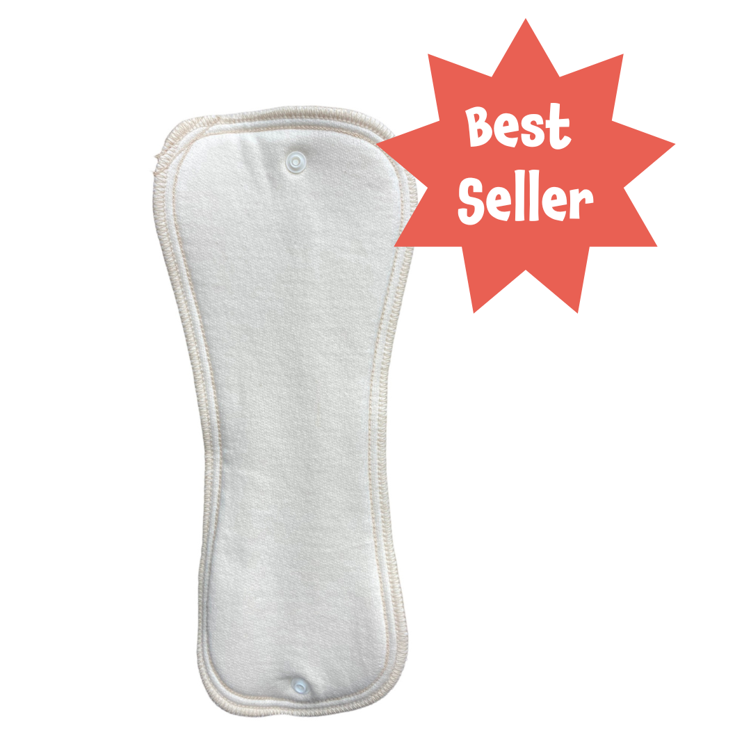 Snap-in Pads for All-in-Two Diaper Covers by Flappy-Nappies