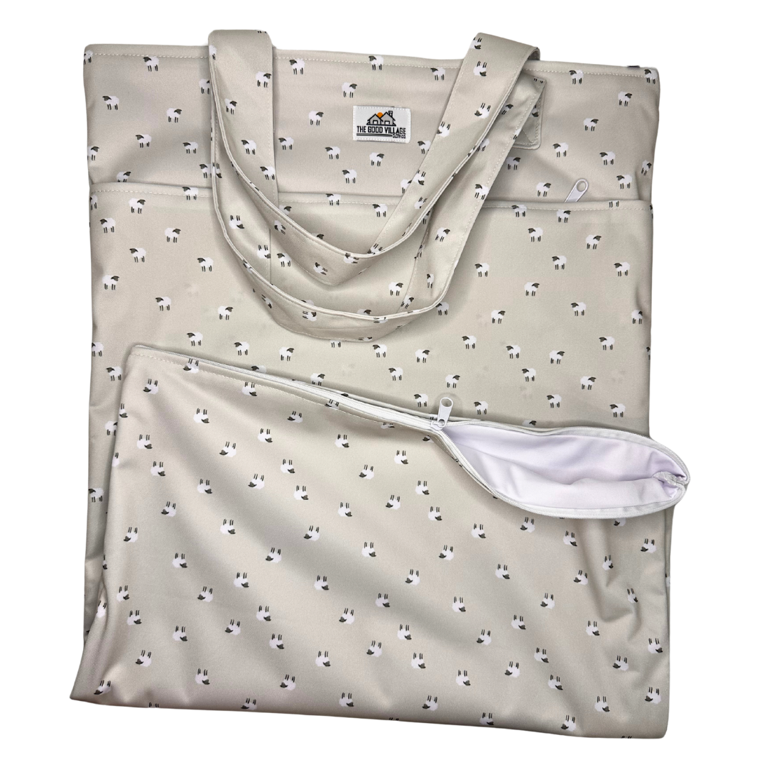 Large Hanging Wetbag | Sheep Tofu by The Good Village Cloth Co.