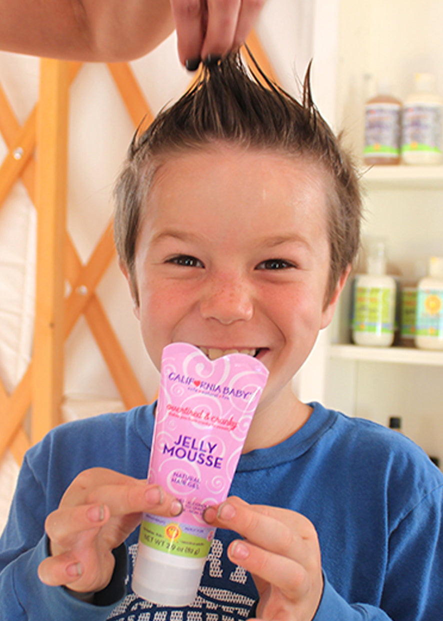 Overtired & Cranky™ Jelly Mousse Hair Gel by California Baby, product view 4