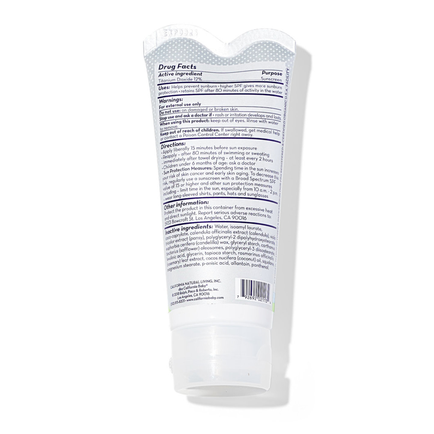 (No Fragrance) Super Sensitive™ Broad Spectrum SPF 30+ Sunscreen by California Baby, product view 5