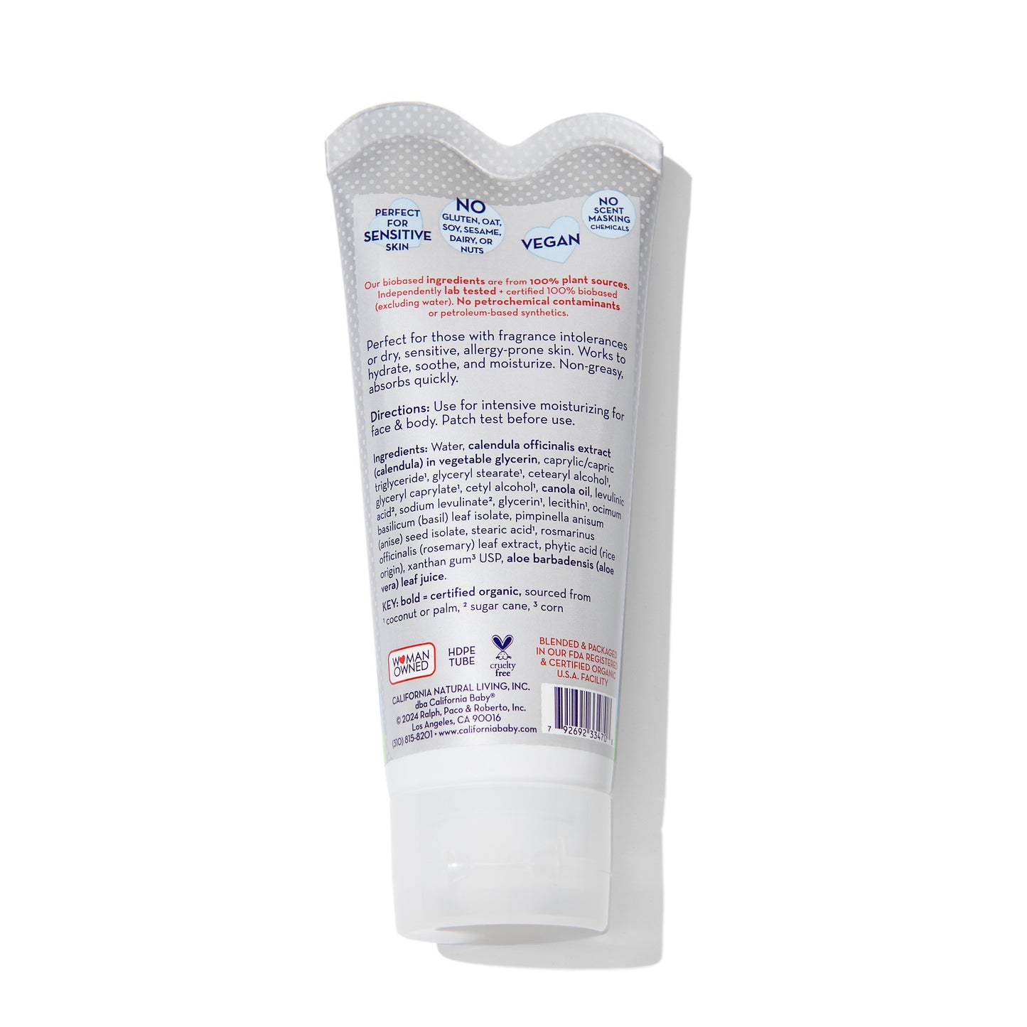 (No Fragrance) Super Sensitive™ Cream by California Baby, product view 2