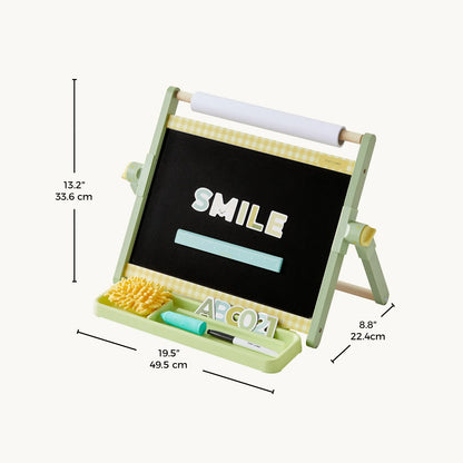 Tiny Land 3-in-1 Magnetic Tabletop Easel for Kids, Ages 3+