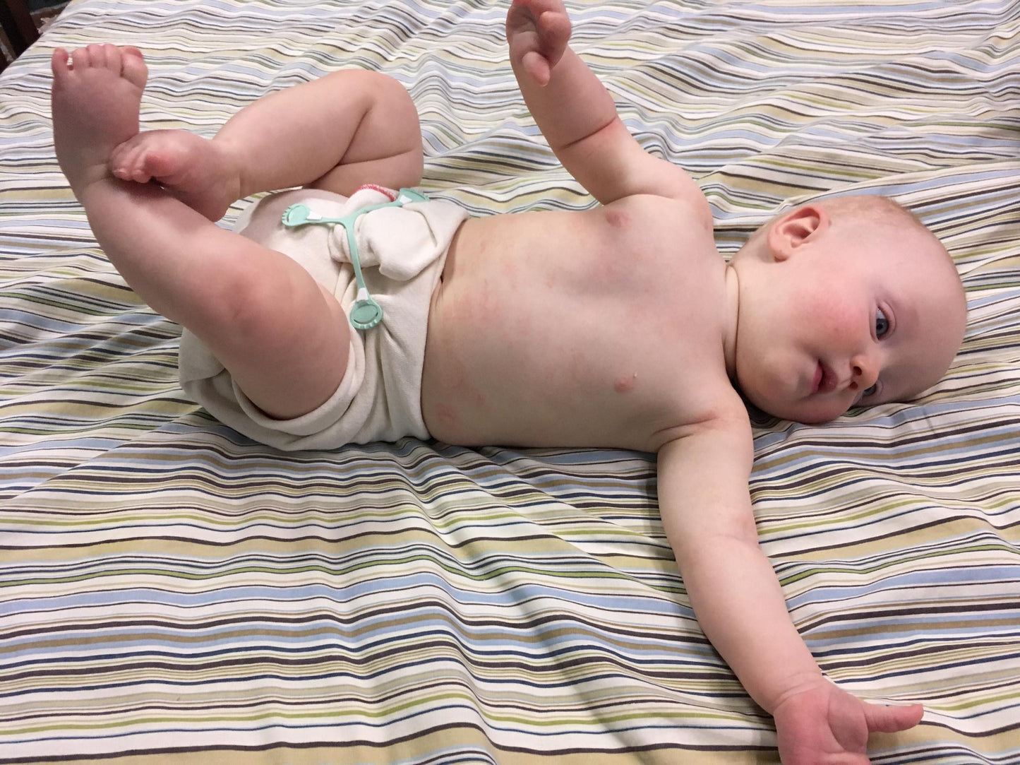 Peppermint Twist flats by Fruit of the Womb Diapers, product view 3