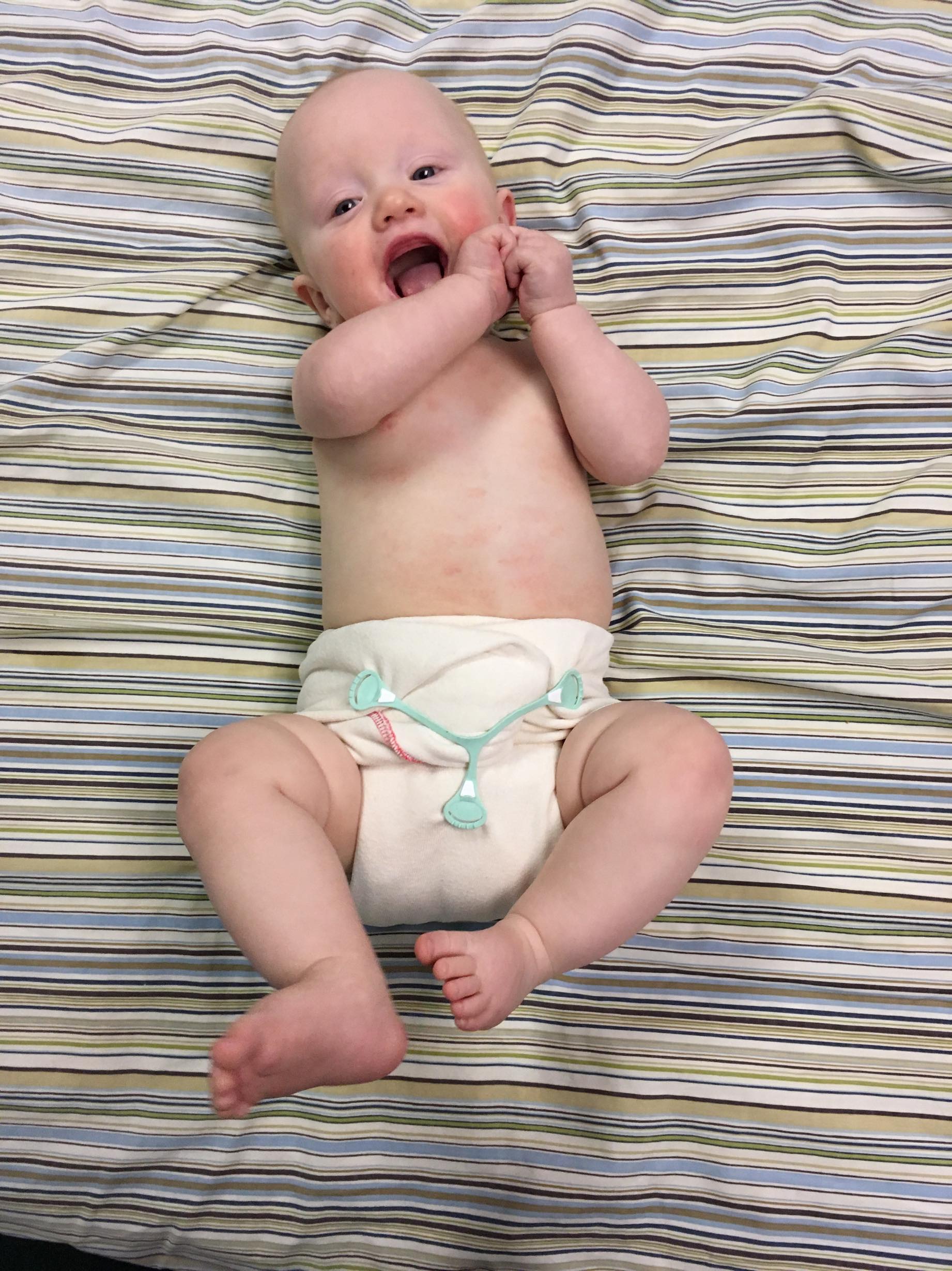 Peppermint Twist flats by Fruit of the Womb Diapers, product view 5
