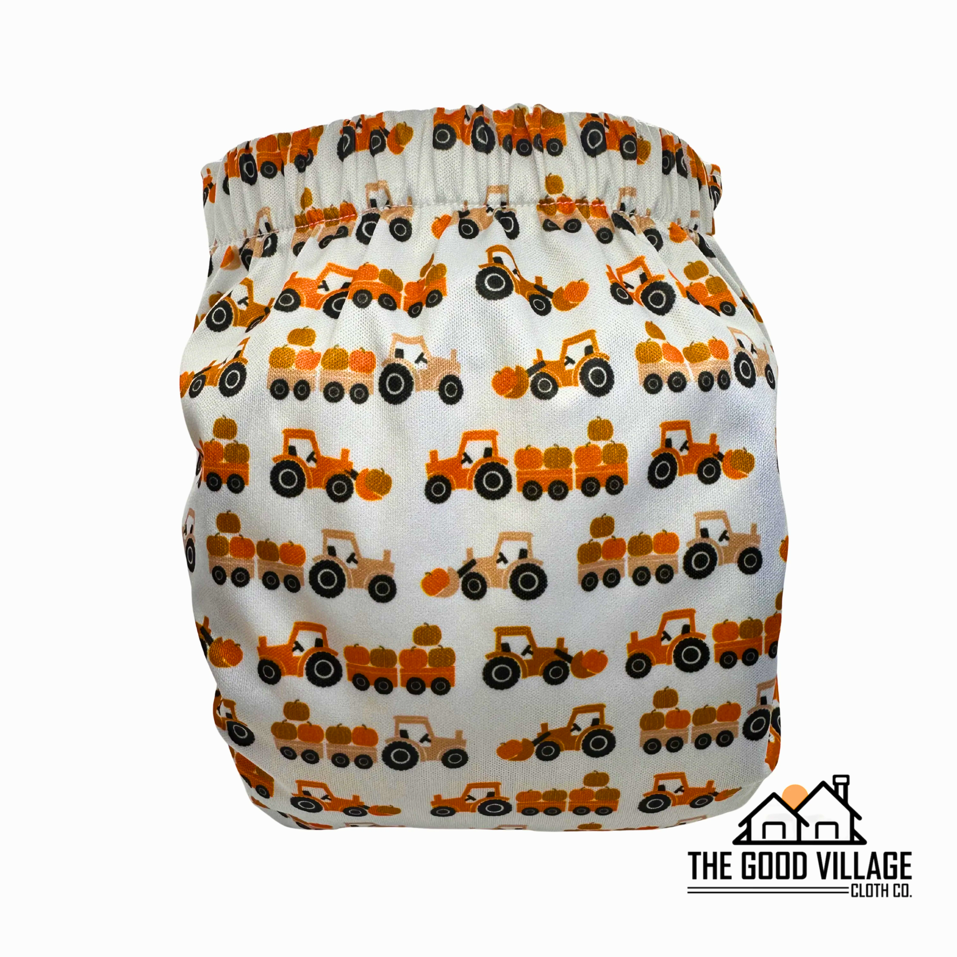 One Size Pocket Diaper - Pumpkin Haul by The Good Village Cloth Co., product view 2