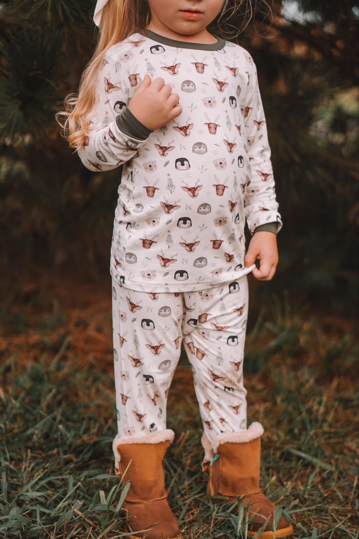 North Pole Pals 2pc Bamboo Pajamas by Little Joy Co., product view 6