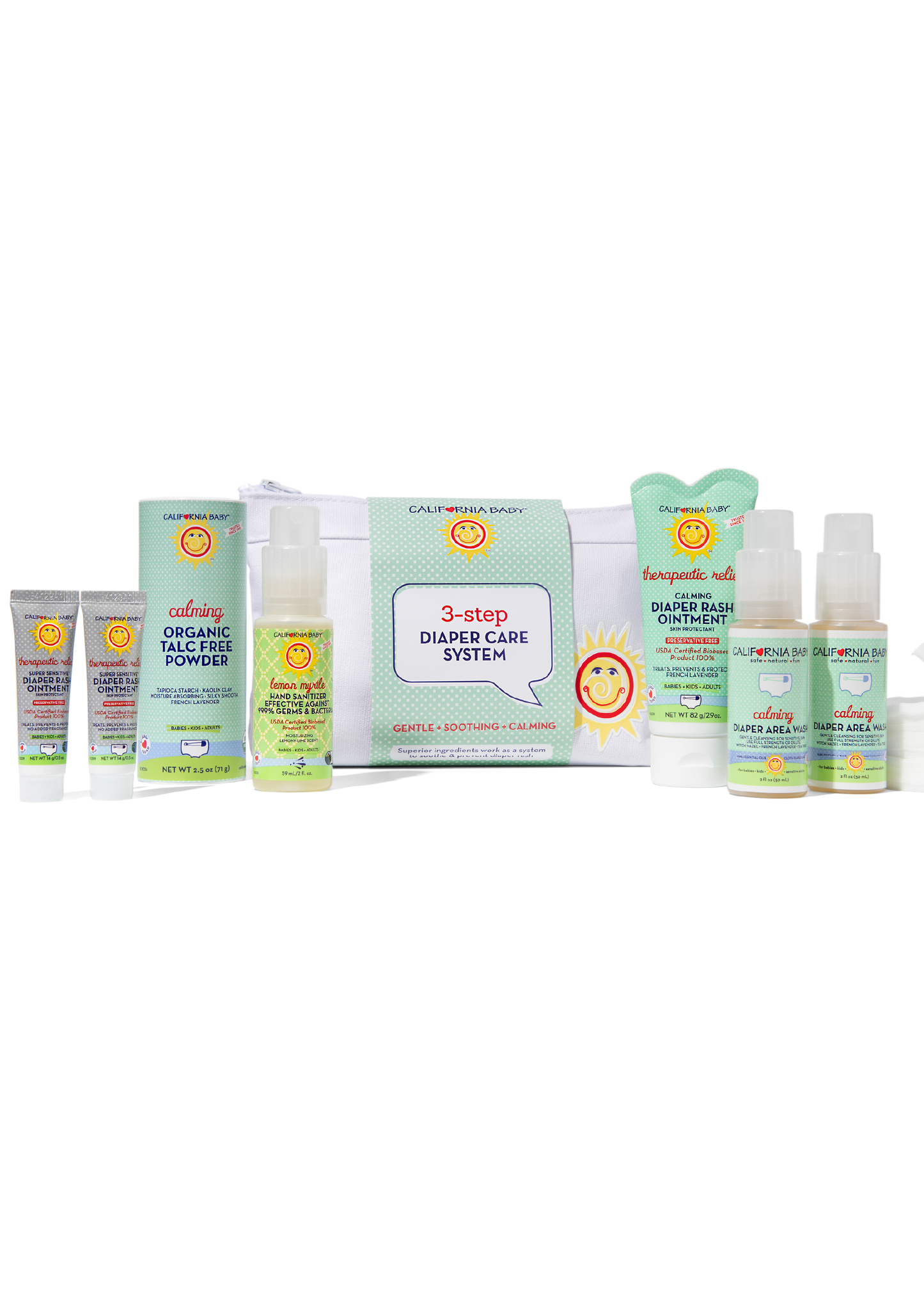 Calming™ 3-Step Diaper Care Kit by California Baby, product view 4