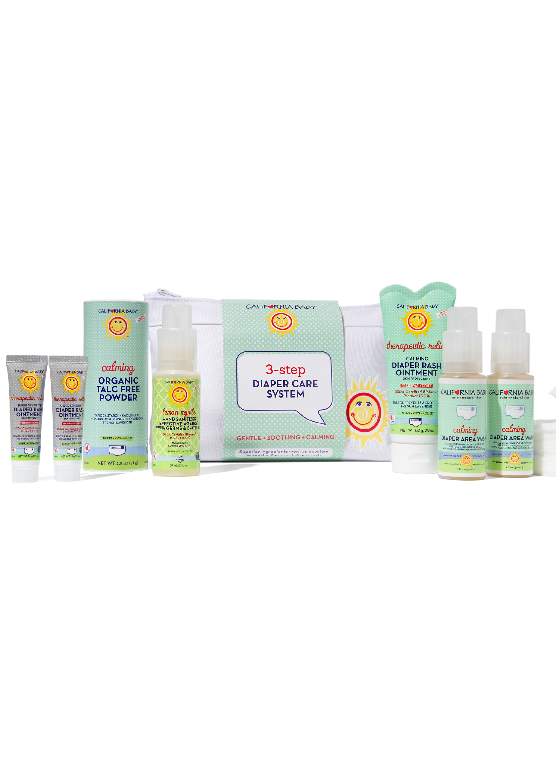 Calming™ 3-Step Diaper Care Kit by California Baby, product view 4