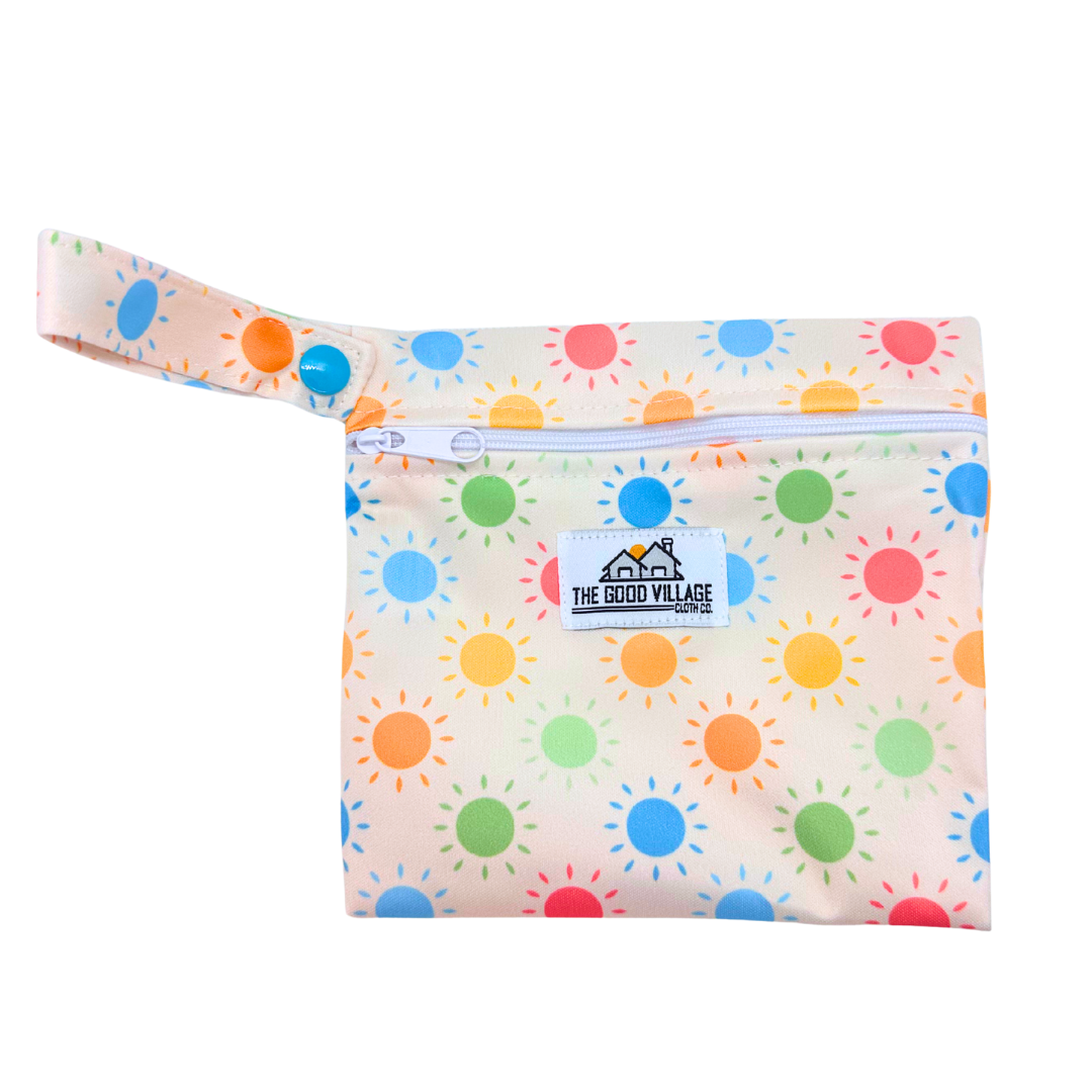 Mini Wetbags | Sunny Snuggles by The Good Village Cloth Co.