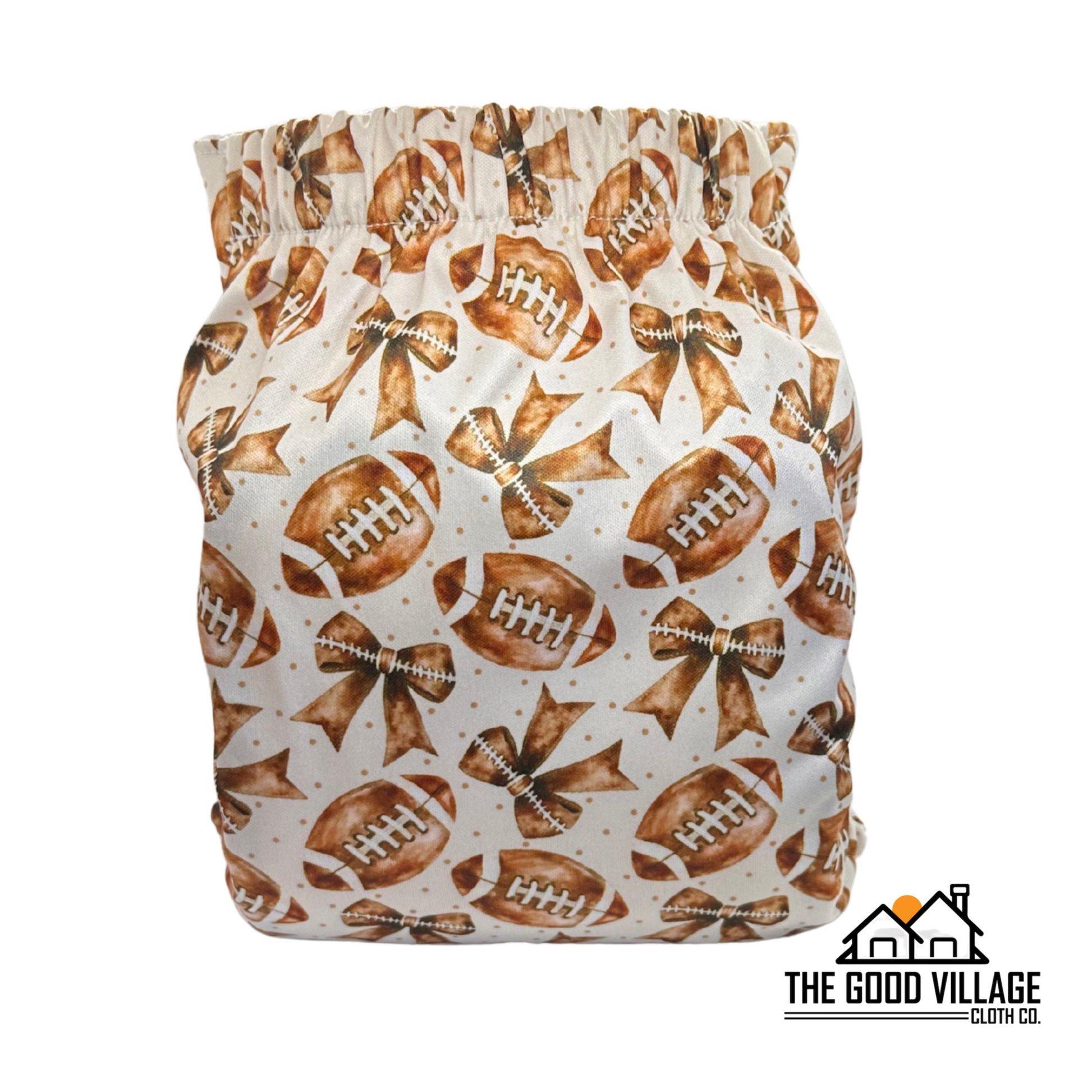 One Size Pocket Diaper - Gridiron Glam by The Good Village Cloth Co., product view 2