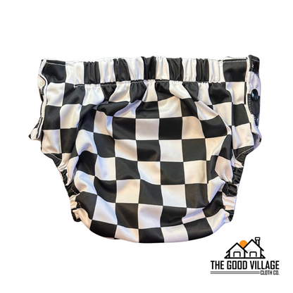 Toddler Trainers - Check Me Out by The Good Village Cloth Co., product view 2