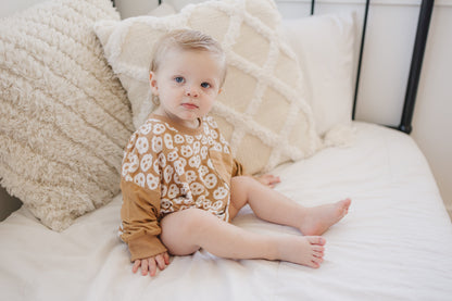 Skulls Bamboo Bubble Romper by Little Joy Co., product view 6