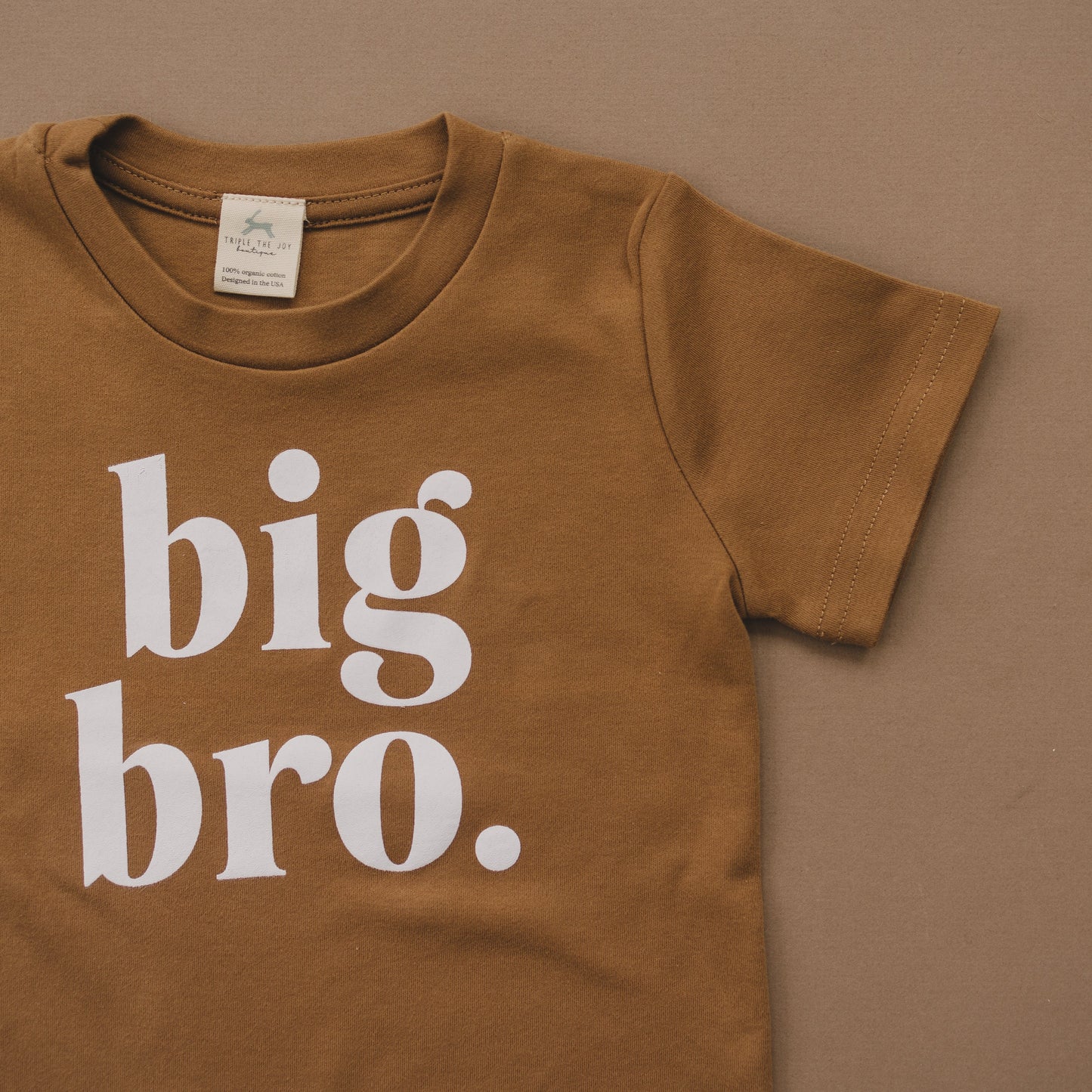 Big Bro Organic Cotton T-Shirt - more colors by Little Joy Co., product view 4