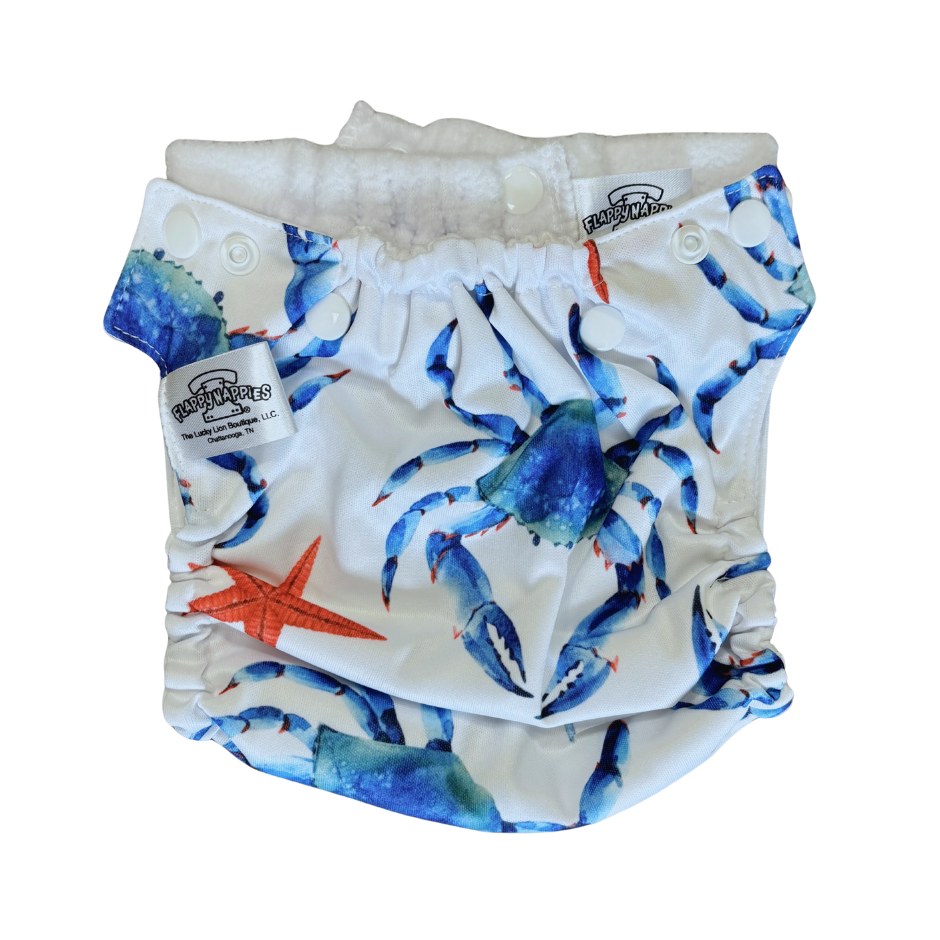 All-in-Two Diaper Cover and Belt (Printed PUL) by Flappy-Nappies, product view 21