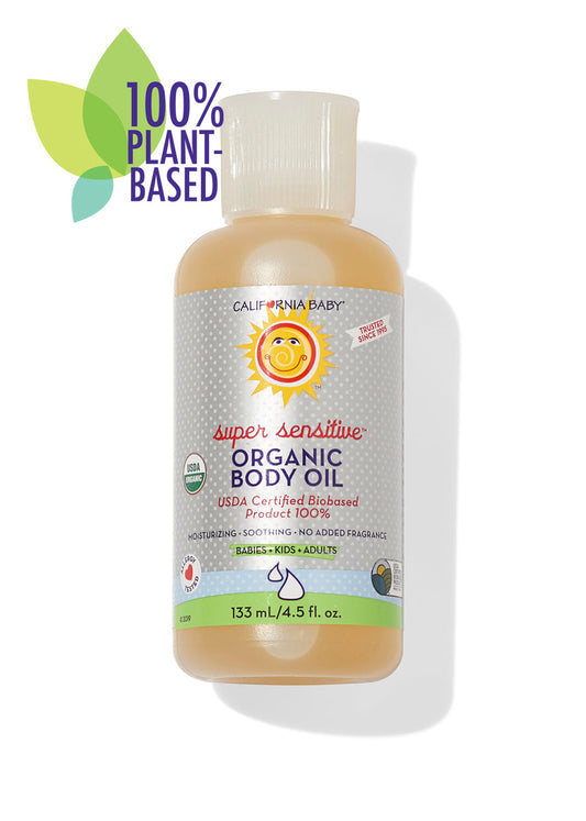 (No Fragrance) Super Sensitive™ Certified Organic Body Oil by California Baby