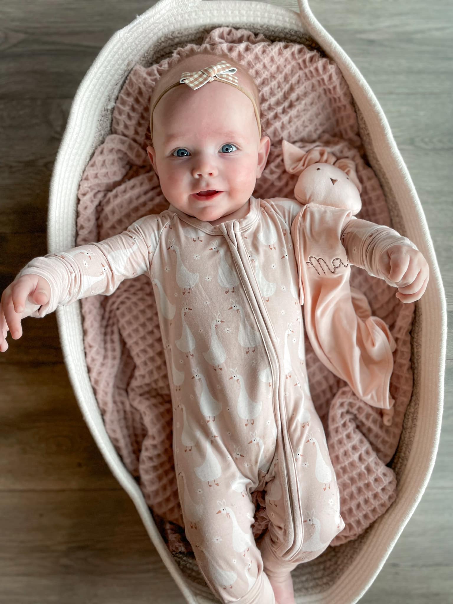 Silly Goose on the Loose Bamboo Zippy Romper by Little Joy Co., product view 17