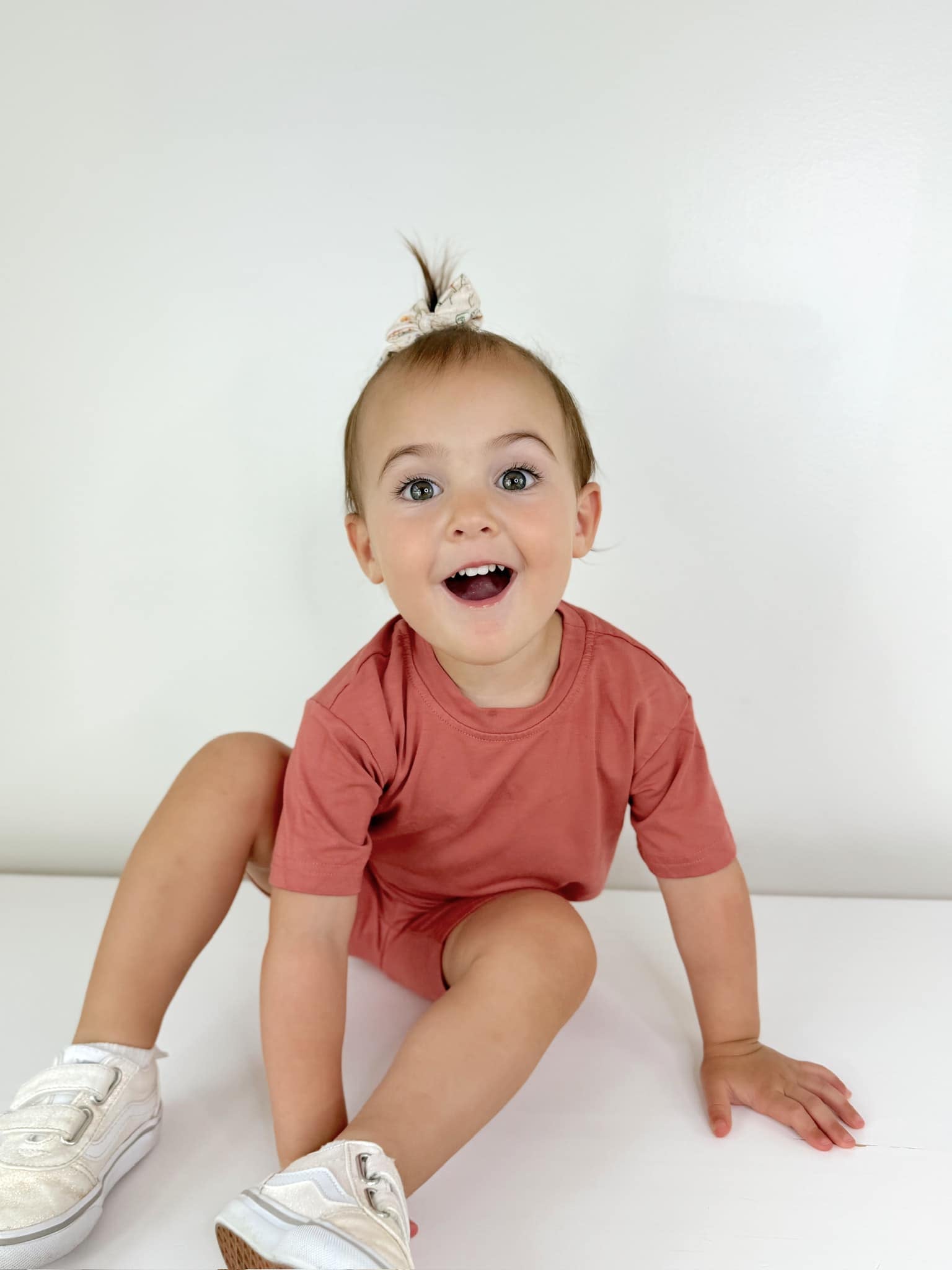 Bamboo Tee & Bike Shorts - sold as separates by Little Joy Co., product view 6