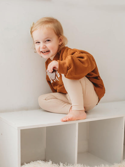 Pumpkin Crewneck Sweatshirt by Little Joy Co., product view 11