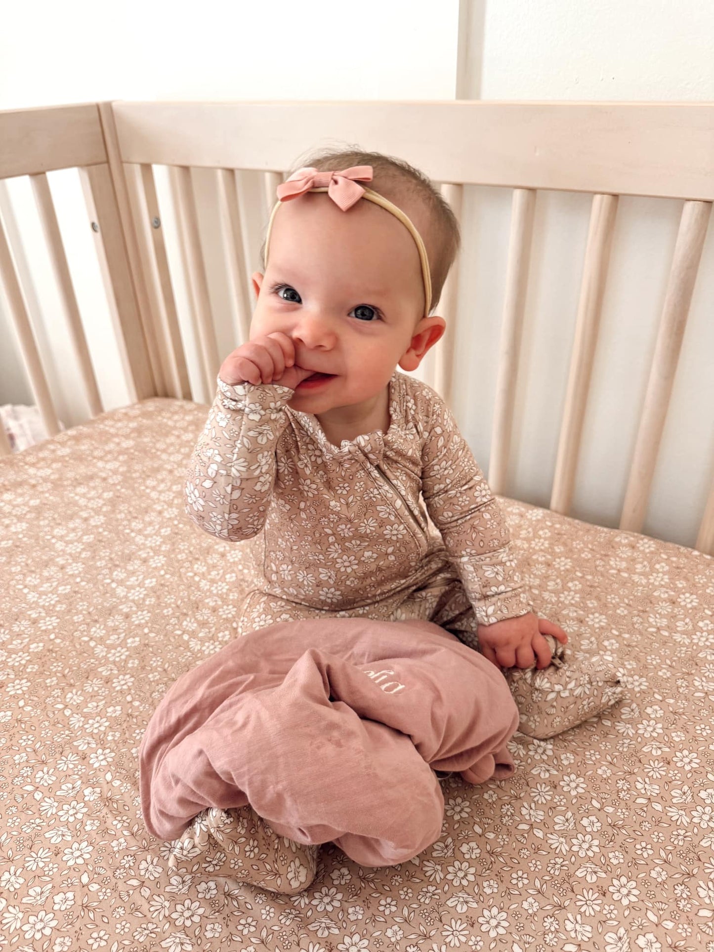 Cuddle Pup Bamboo Puppy Lovey by Little Joy Co., product view 12