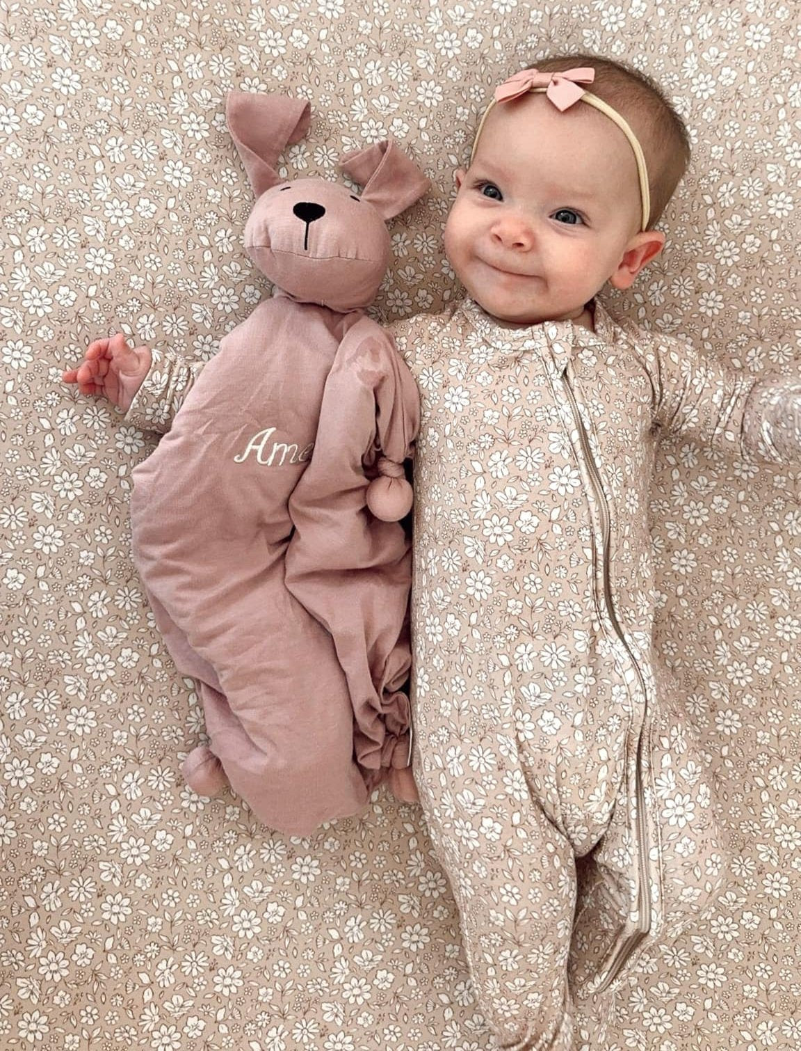 Cuddle Pup Bamboo Puppy Lovey by Little Joy Co., product view 5