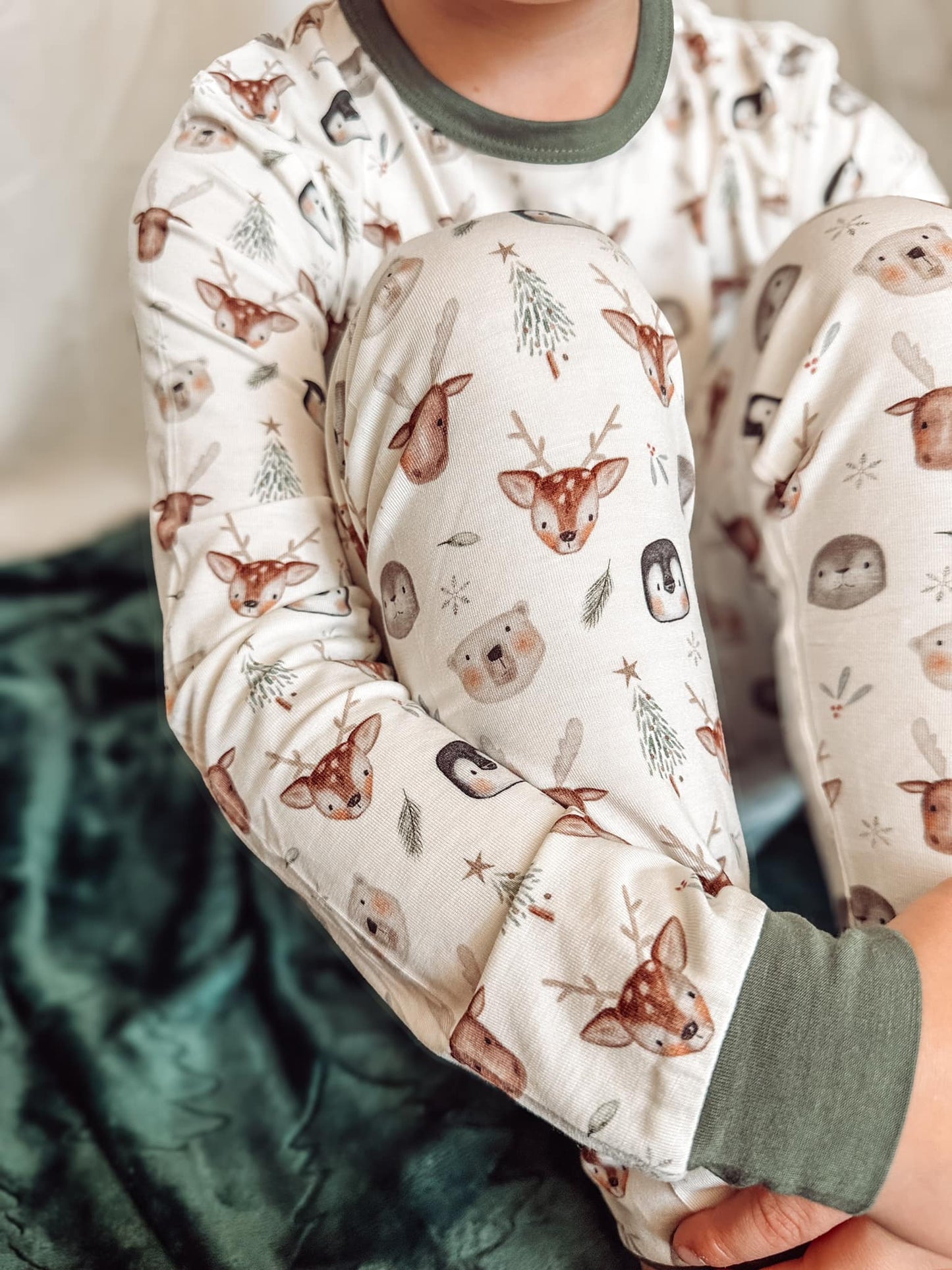 North Pole Pals 2pc Bamboo Pajamas by Little Joy Co., product view 11