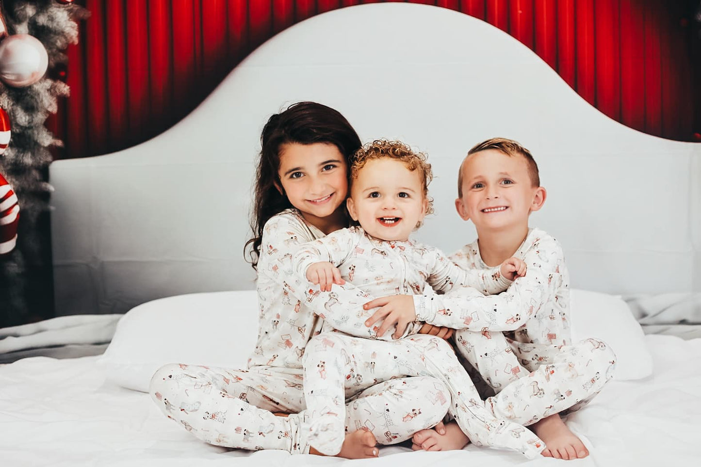 Santa Paws Bamboo Zippy Pajamas by Little Joy Co., product view 6