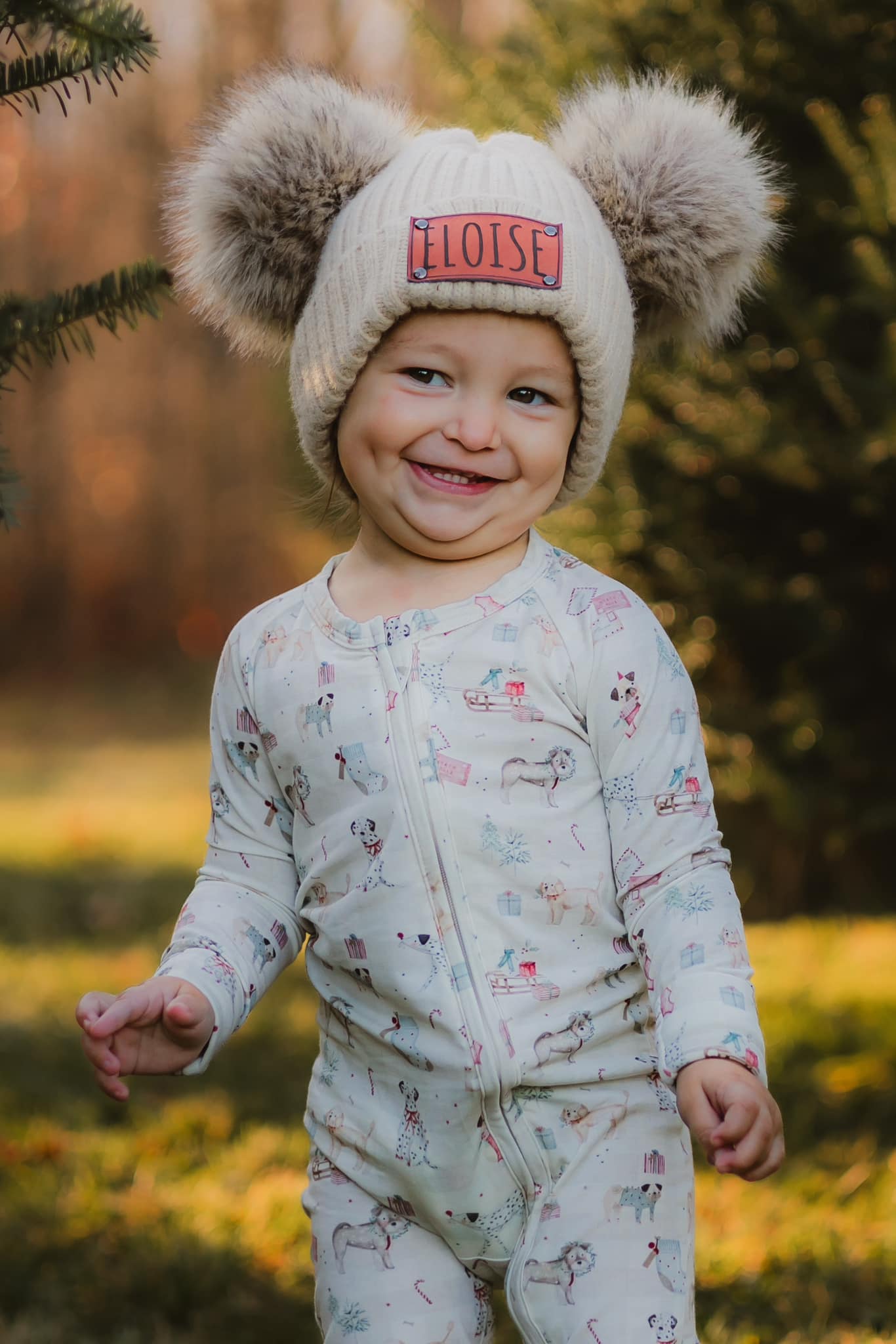 Santa Paws Bamboo Zippy Pajamas by Little Joy Co., product view 4