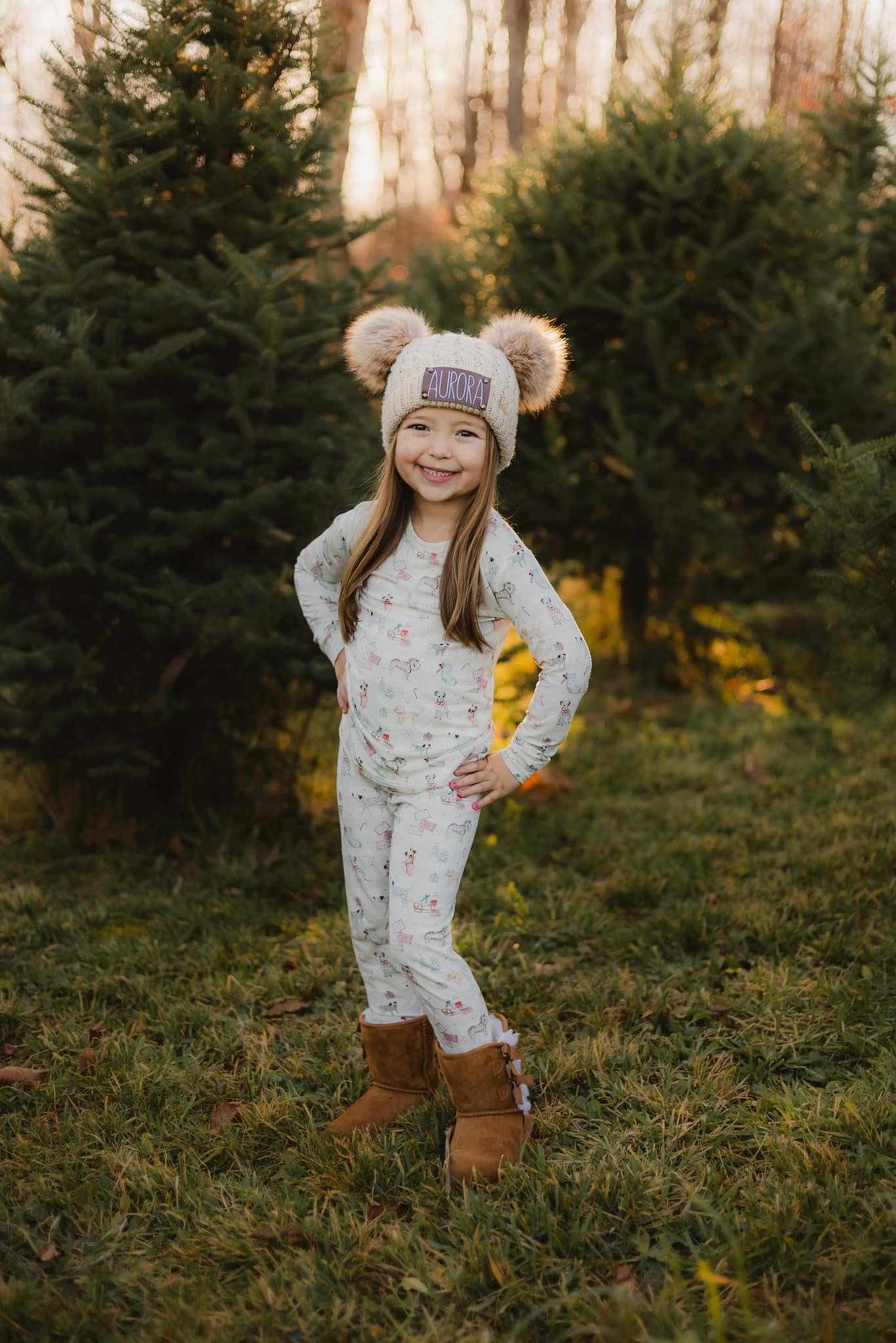 Santa Paws 2pc Bamboo Pajamas by Little Joy Co., product view 7