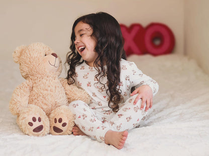 Valentines Teddy Bear 2pc Bamboo Pajamas by Little Joy Co., product view 10