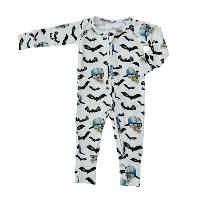 Spooky Bro Bamboo Zippy Pajamas by Little Joy Co., product view 4
